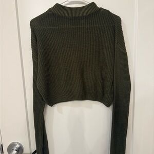 H&M Divided Olive Knit Pullover